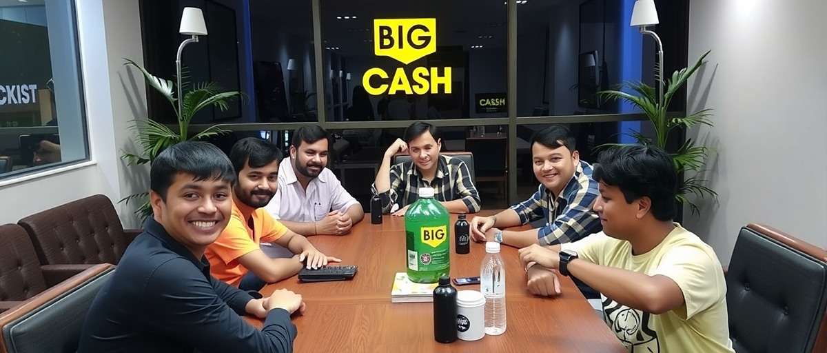 Big Cash Community Meetup in India Big Cash community meetup in Mumbai with players competing in offline tournament